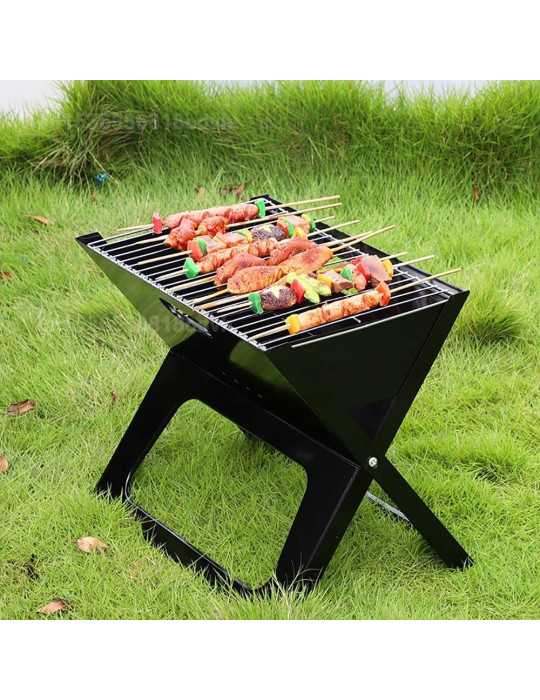 Barbacoa Plegable de Carbón 45 x 30 x 35 cm