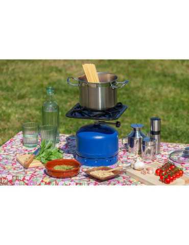 Fogón de Camping Pop Classic Black para Botella Azul, 26,5 x 26,5 x 5,5 cm BUTSIR 2