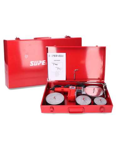 Soldador Tuberias Plásticas Polifusor para Ppr 75-90-110mm 230V SUPER EGO 2