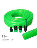 Kit Manguera de Jardín Estandar Ø19 mm, ¾ pulg, 25 m EDM