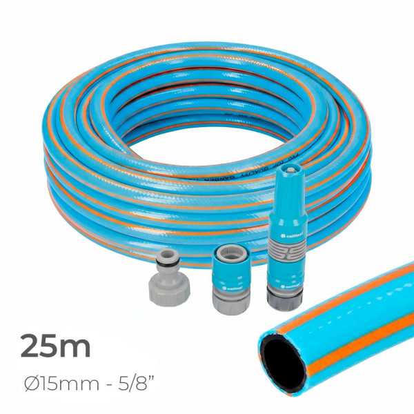 Kit Manguera de Jardín Pro Ø15 mm, 5/8 pulg, 25 m EDM
