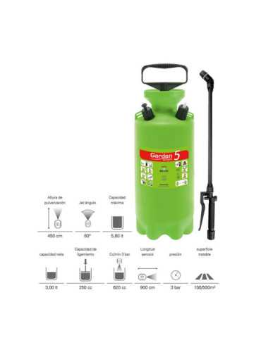 Pulverizador / Vaporizador 5 L DIMARTINO 2