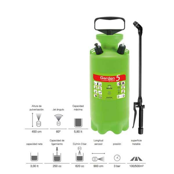 Pulverizador / Vaporizador 5 L DIMARTINO