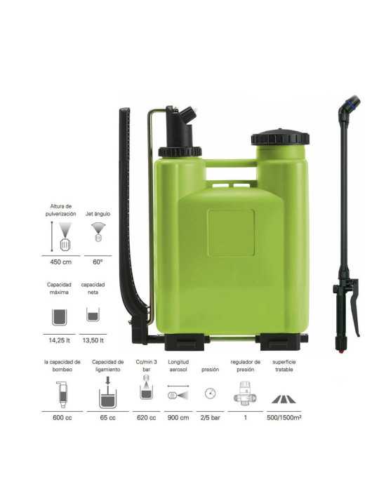 Pulverizador / Vaporizador Mochila 15 L DIMARTINO