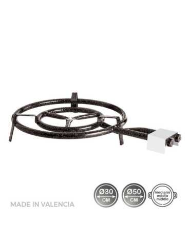 Quemador de Gas Butano/Propano Ø50cm 2 Fuegos VAELLO