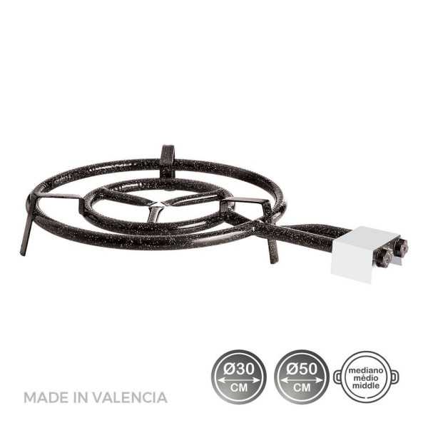 Quemador de Gas Butano/Propano Ø50cm 2 Fuegos VAELLO