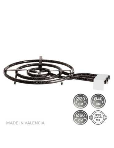 Quemador de Gas Butano/Propano Ø60cm 3 Fuegos VAELLO