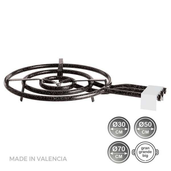 Quemador de Gas Butano/Propano Ø70cm 3 Fuegos VAELLO