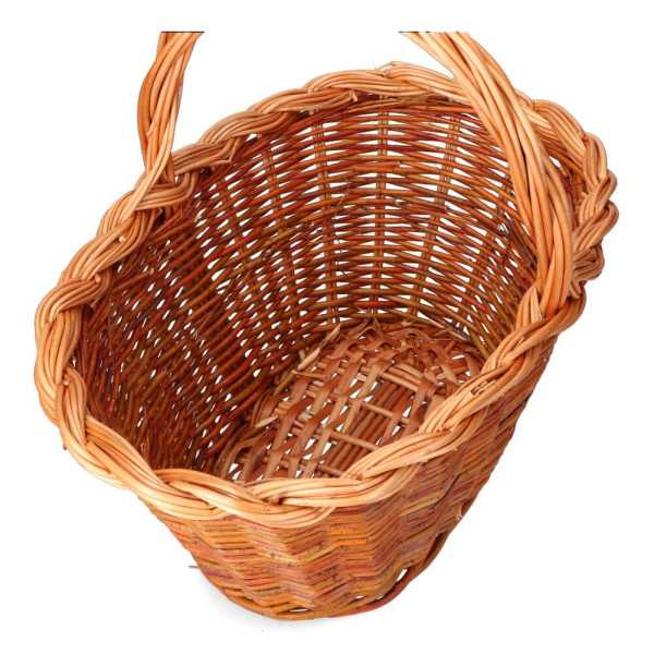 Cesta Mimbre 37x25x20cm Altura con Asa 34cm BASICS