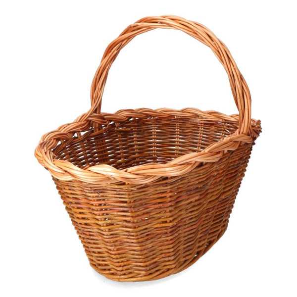 Cesta Mimbre 45x30x23cm Altura con Asa 39cm BASICS