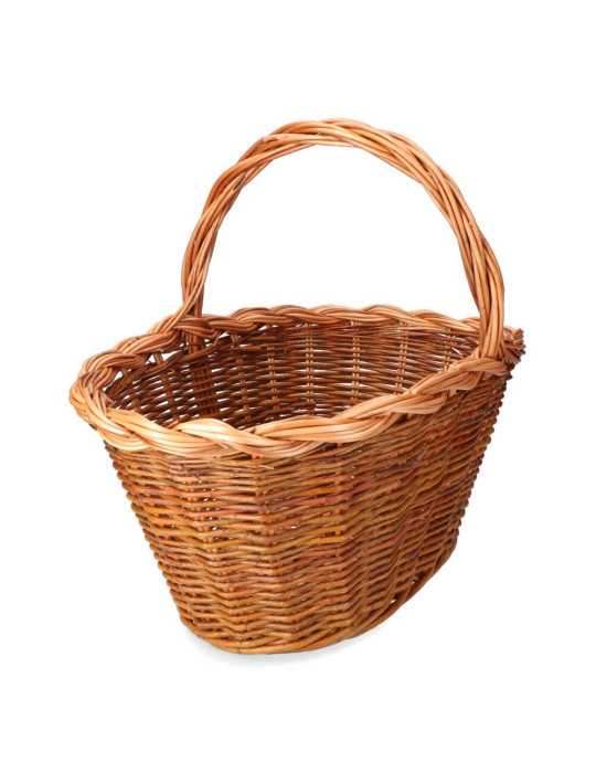 Cesta Mimbre 45x30x23cm Altura con Asa 39cm BASICS