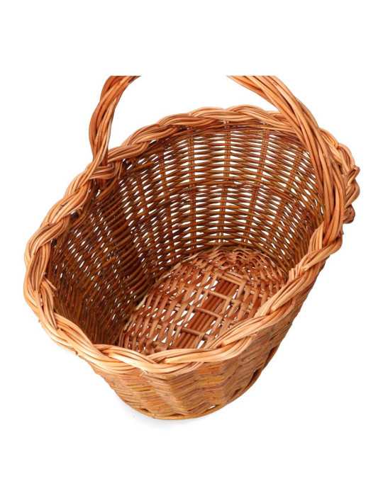 Cesta Mimbre 45x30x23cm Altura con Asa 39cm BASICS