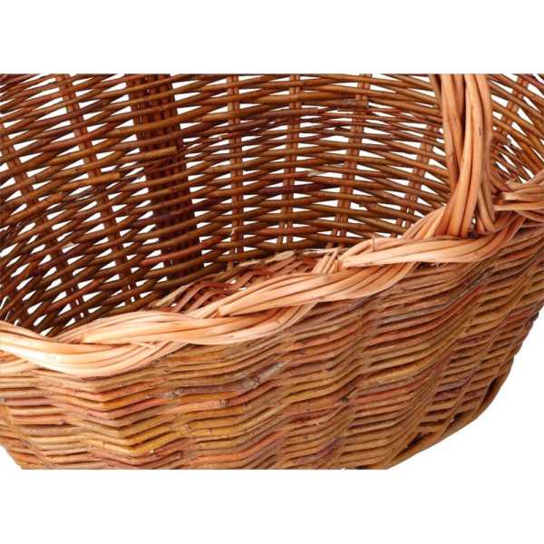 Cesta Mimbre 45x30x23cm Altura con Asa 39cm BASICS