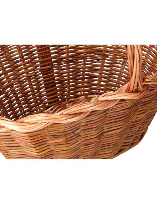 Cesta Mimbre 45x30x23cm Altura con Asa 39cm BASICS