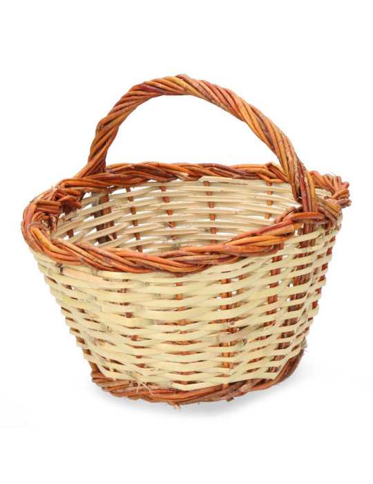 Cesta Caña 30x22x15cm Altura con Asa 23cm BASICS