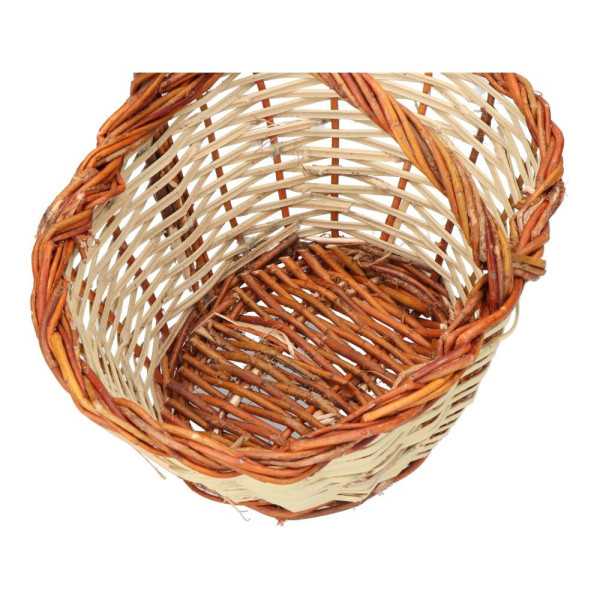 Cesta Caña 30x22x15cm Altura con Asa 23cm BASICS