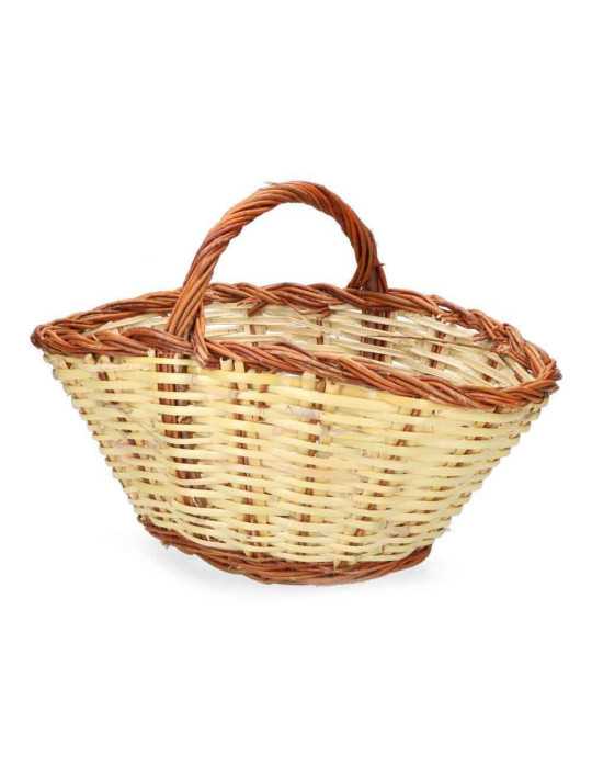 Cesta Caña 44x31x22cm Altura con Asa 34cm BASICS