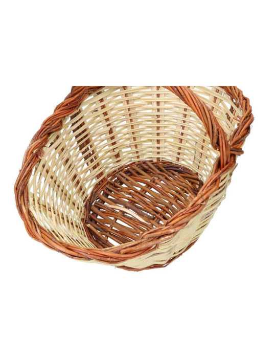 Cesta Caña 44x31x22cm Altura con Asa 34cm BASICS