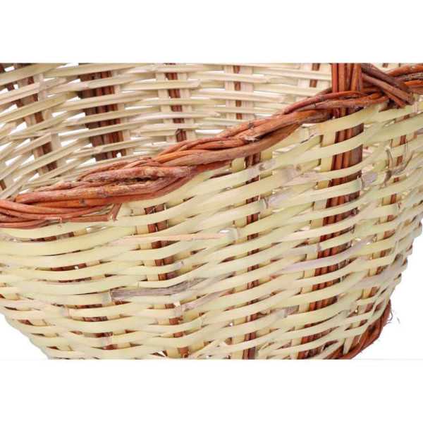Cesta Caña 44x31x22cm Altura con Asa 34cm BASICS
