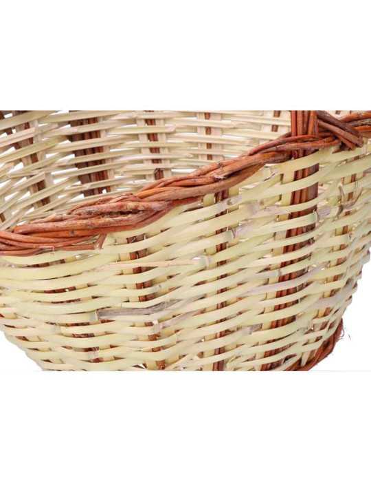 Cesta Caña 44x31x22cm Altura con Asa 34cm BASICS