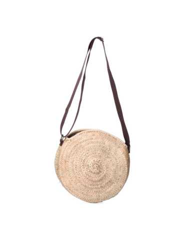 Bolso Redondo de Palma con Asa Regulable de Piel BASICS 2