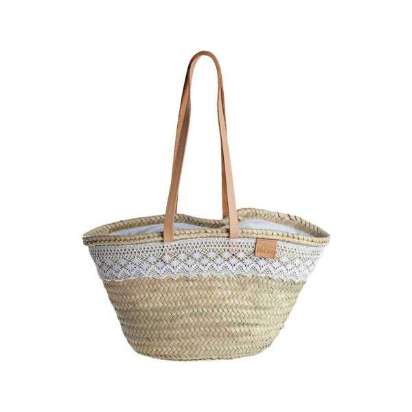 Bolso Nova de Palma con Puntilla y Asas BASICS