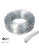 Manguera de Cristal Transparente Ø7 mm x 50 m EDM