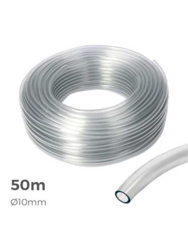 Manguera de Cristal Transparente Ø10 mm x 50 m EDM
