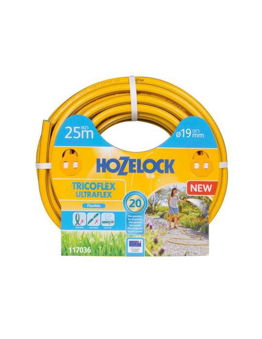 Manguera Tricoflex Ultraflex Ø19 mm, ¾ pulg, 25 m HOZELOCK