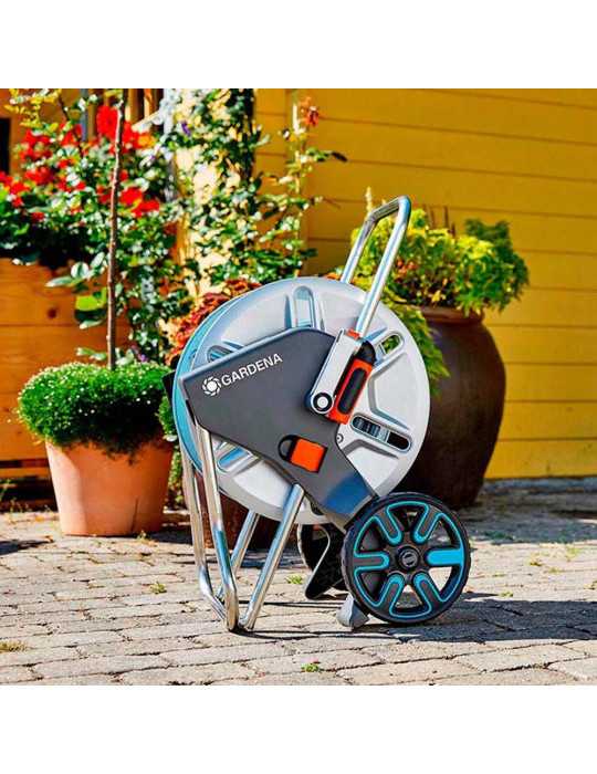 Carro de Metal con Manguera 25 m GARDENA