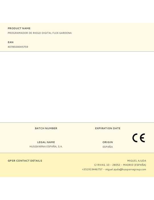 Programador de Riego Electrónico Flex GARDENA
