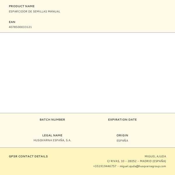 Esparcidor de Semillas Manual GARDENA
