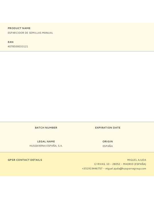 Esparcidor de Semillas Manual GARDENA