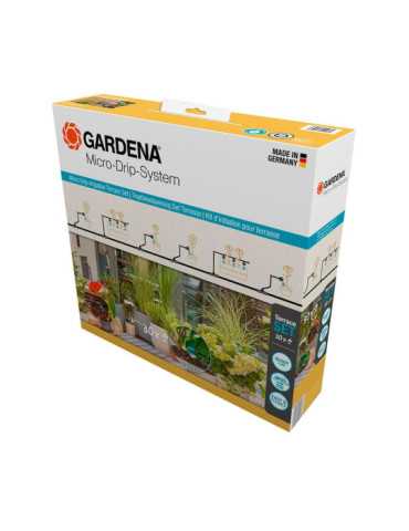 Set Riego por Goteo Micro-Drip Hasta 30 Plantas GARDENA