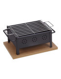 Barbacoa de Sobremesa con Parrila Inoxidable 25 x 20 cm SAUVIC