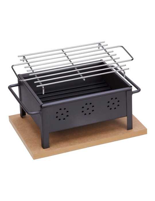 Barbacoa de Sobremesa con Parrila Inoxidable 25 x 20 cm SAUVIC