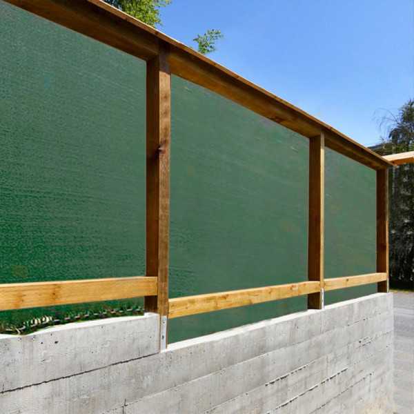 Malla de Ocultación y Sombreo Premium 230 g/m². Verde, 3 x 3 m FUN AND GO