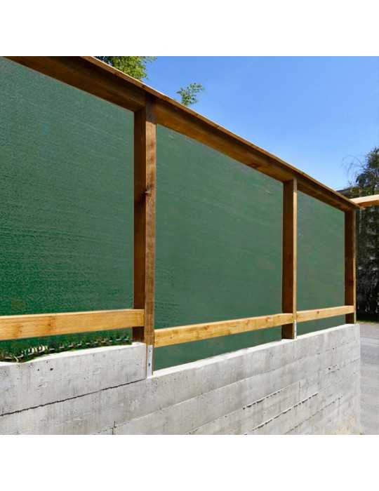 Malla de Ocultación y Sombreo Premium 230 g/m². Verde, 4 x 4 m FUN AND GO
