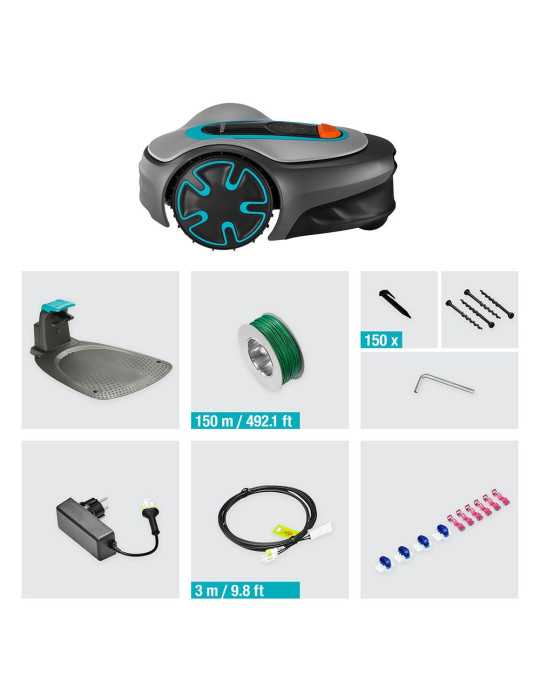 Robot Cortacésped Sileno para Segar Jardines GARDENA