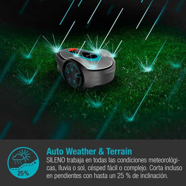 Robot Cortacésped Sileno para Segar Jardines GARDENA