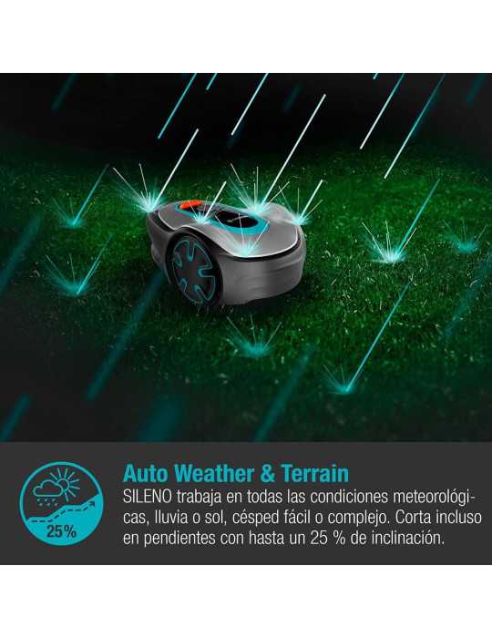 Robot Cortacésped Sileno para Segar Jardines GARDENA