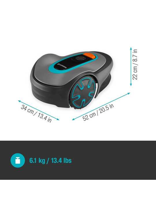 Robot Cortacésped Sileno para Segar Jardines GARDENA
