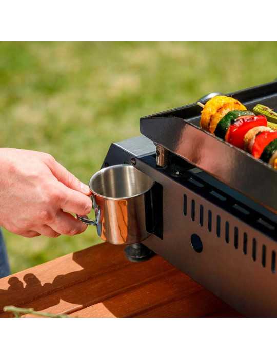 Plancha de Gas BXOP4900E con 2 Quemadores, 45 x 39 cm BLACK+DECKER