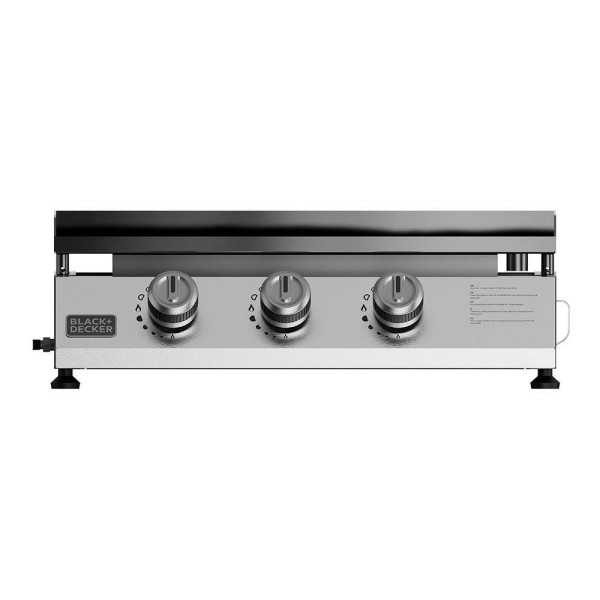Plancha de Gas BXOP7350E con 3 Quemadores, 58 x 36 cm BLACK+DECKER