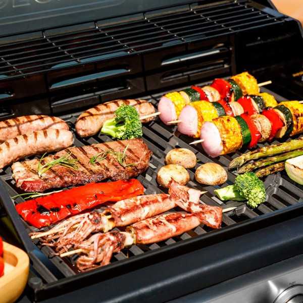 Barbacoa de Gas BXOG7200E con 2 Quemadores, 116 x 58 x 118,5 cm BLACK+DECKER