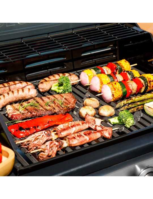 Barbacoa de Gas BXOG7200E con 2 Quemadores, 116 x 58 x 118,5 cm BLACK+DECKER