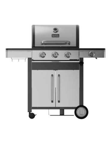 Barbacoa de Gas BXOG12950E con 4 Quemadores, 126 x 58 x 118,5 cm BLACK+DECKER