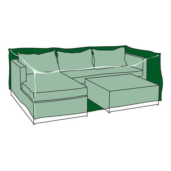 Funda de Protección, Cubre Chaise Longue + Mesa, 300 x 200 x 80 cm 240 g/m² ALTADEX