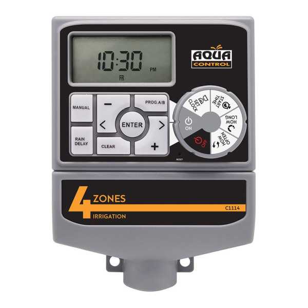 Programador de Riego Electrónico 4 Zonas Access AQUA CONTROL