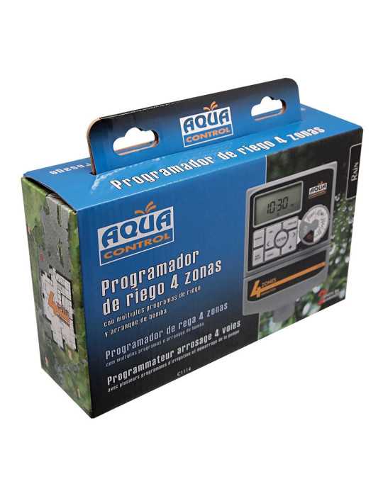 Programador de Riego Electrónico 4 Zonas Access AQUA CONTROL